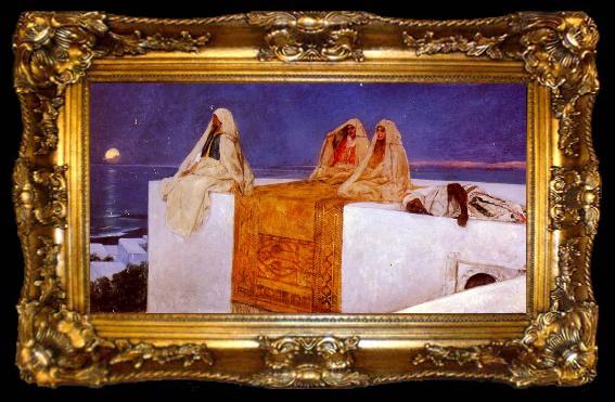 framed  Benjamin Constant Arabian Nights, ta009-2